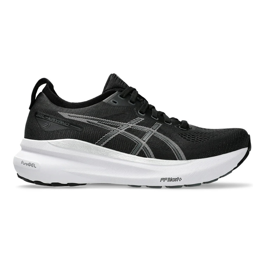 Women's Size 11- Asics Gel-Kayano 31 Black/Pure Silver Running Shoes Sneakers